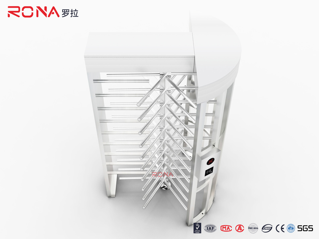 Electrical Interface Full Height Turnstile With ID/IC Card Fingerprint Face Recognition