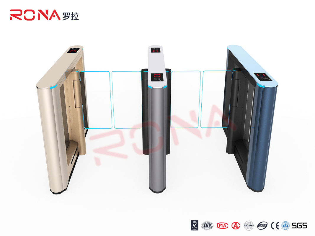 IC Card Passport Recognition Speed Gate Turnstile With LED Light Indictor