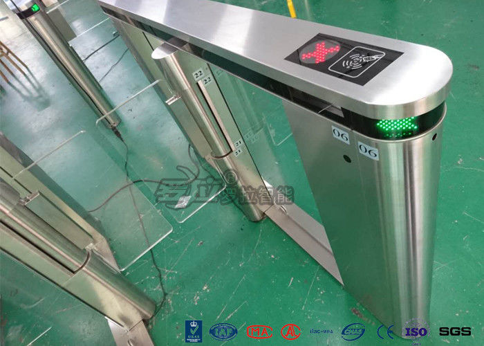 Pedestrian Management Automated Gate Systems 304 Stainless Steel Materials