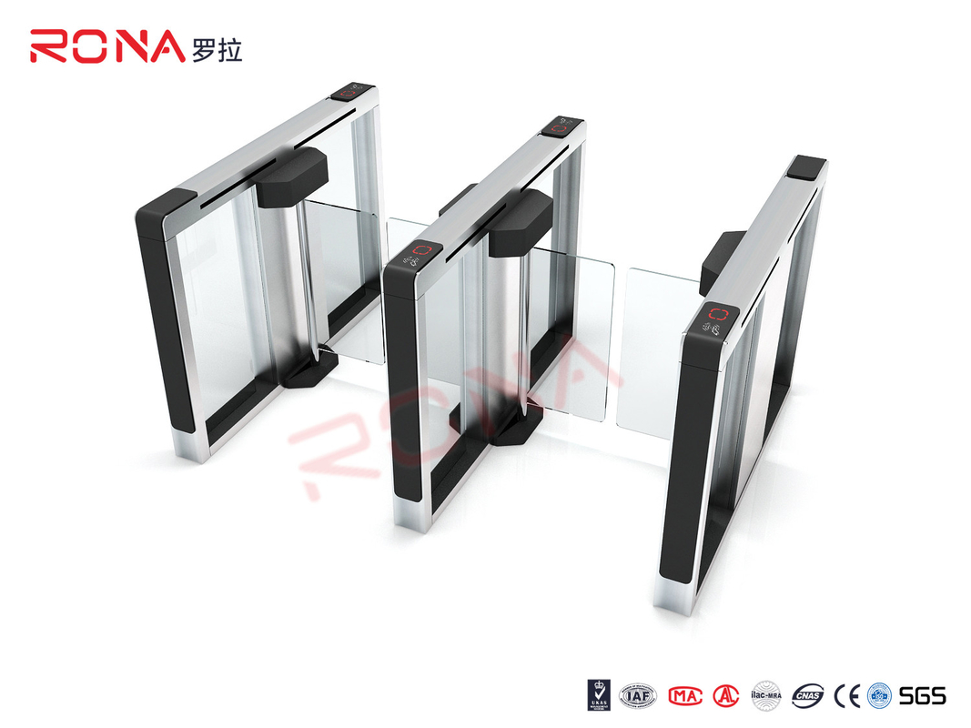 Dual Channel Automation Swing Turnstile Fast Lane Gate 30 Persons / Minute Transit Speed