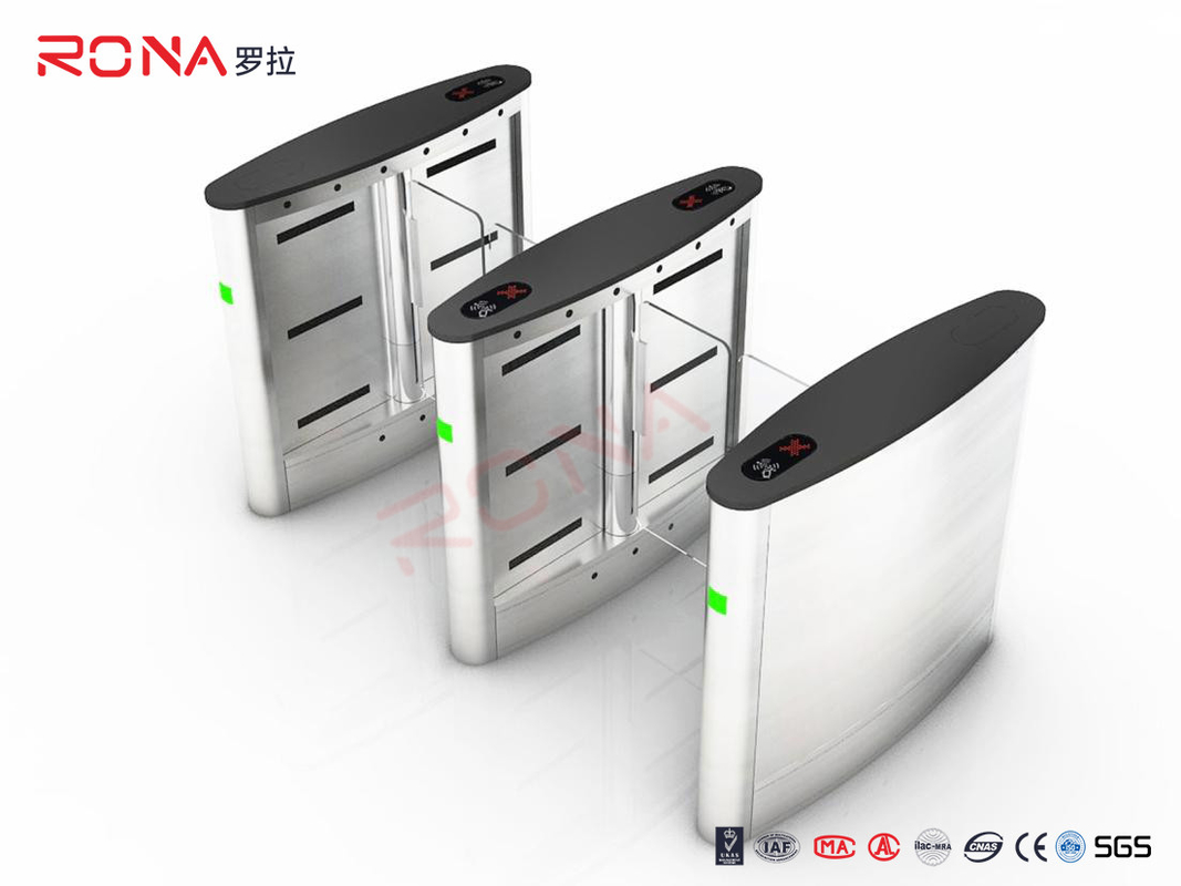 Durable Pedestrian Management Fast Lane Turnstile Automated Systems Long Lifespan