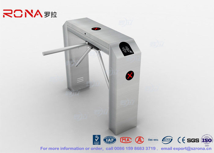 Public Areas Tripod Barrier Gate , Turnstile Entry Systems Semi Automatic Access Control