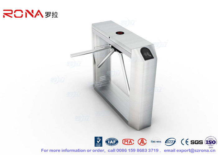 Semi Automatic Access Control Barriers Turnstile Gate Stainless Steel For Public Areas