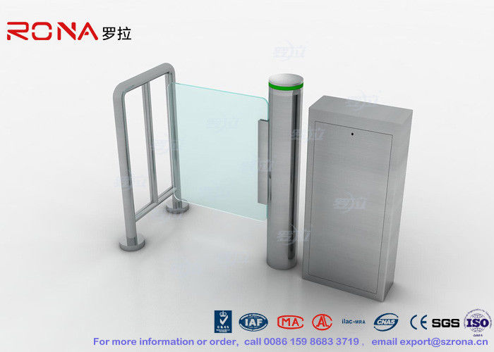 Stainless Steel Pedestrian Barrier Gate Visit Management System Solution For Office Building