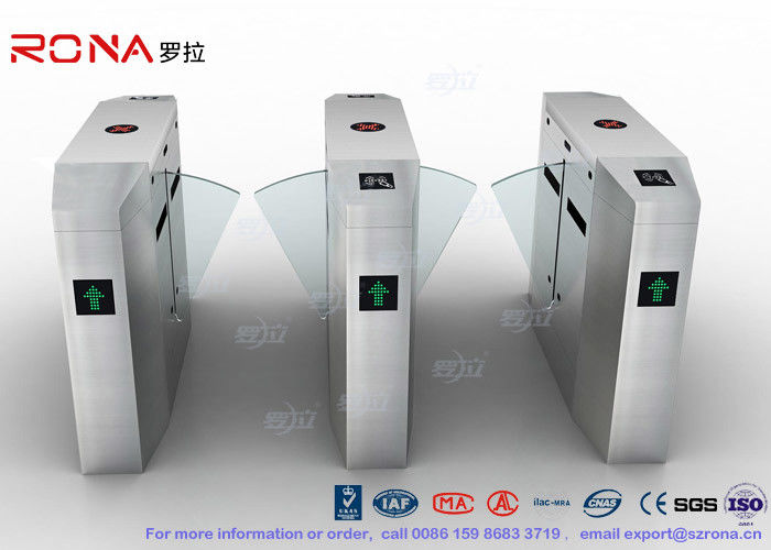 Outdoor Flap Barrier Bi - Directional Turnstile Access Control System Automatic