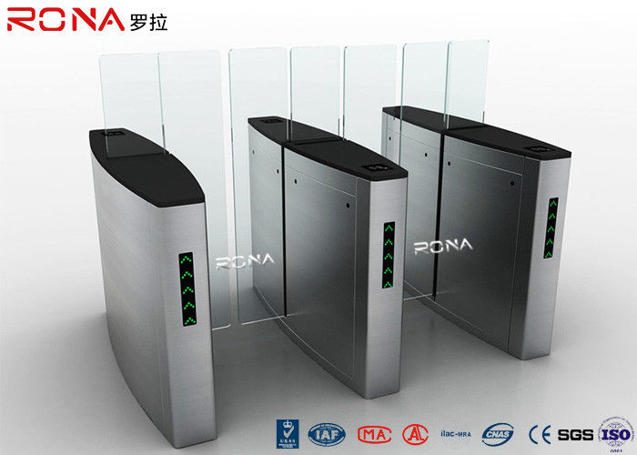 Electronic Security Sliding Turnstile Gate 304 Stainless Steel Material CE Approved
