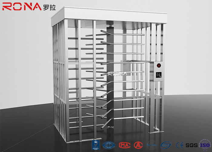 RFID Access Control Full Height Turnstile Automatic 120 Degree Single Channel