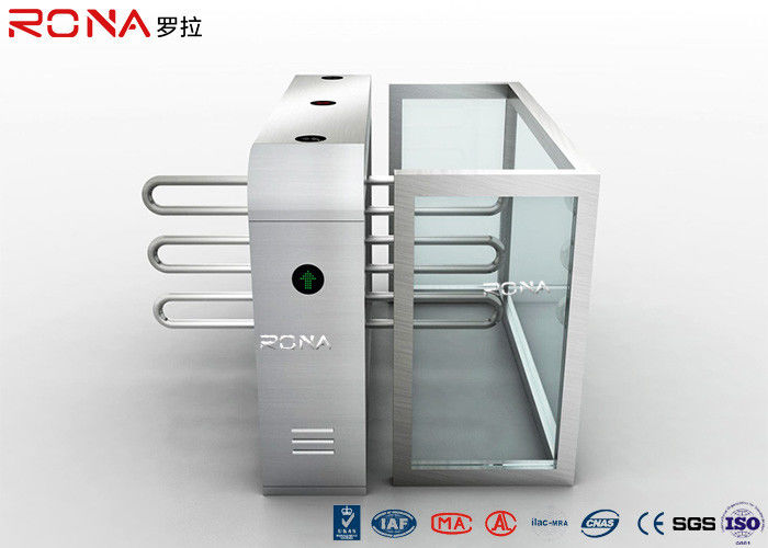 Stainless Steel Material Electronic Turnstile Access Control System 450mm Arm Length