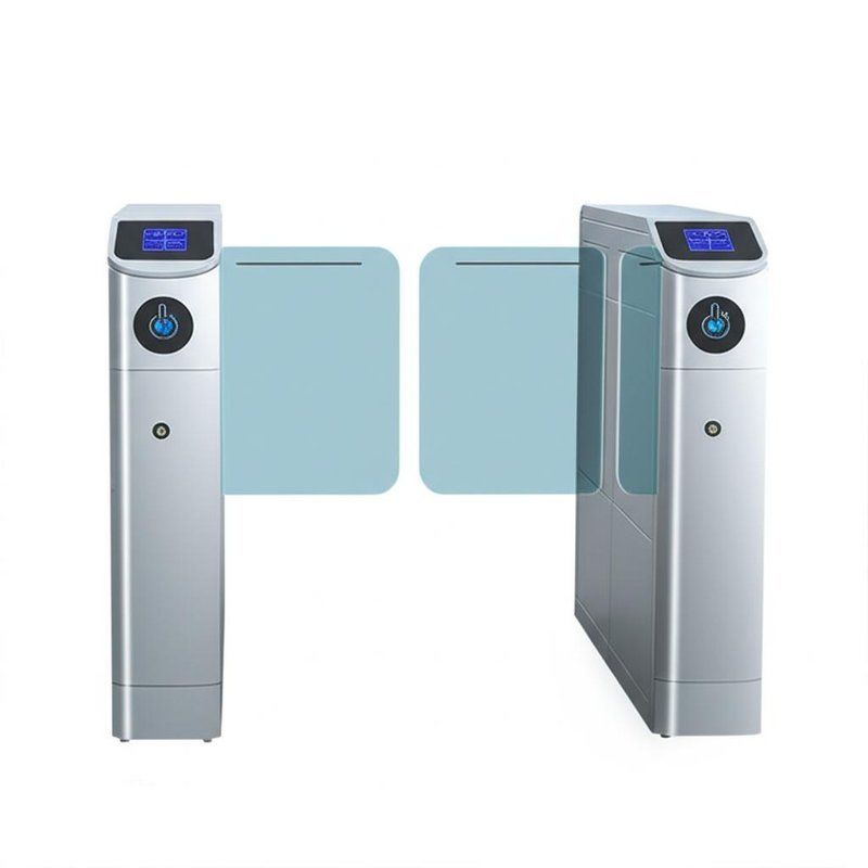 Security Pedestrian access control Swing Gate Turnstile With Face ...