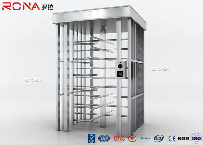 Auto Security Full Height Turnstile Pedestrian System 30 Persons / Minute Speed