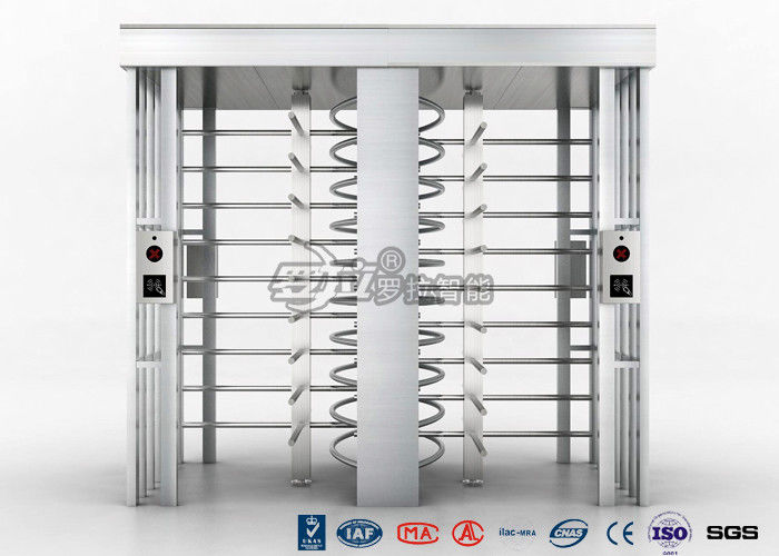 Stainless Steel Turnstile Gate Security Systems Built In Unique Fire Control Interface
