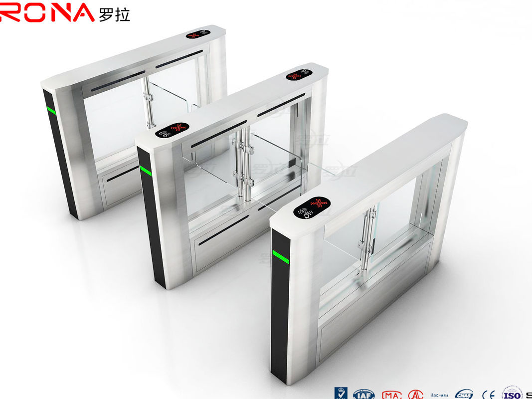 Bus Station Stainless Steel Speed Gate Turnstile With RFID Card Reader
