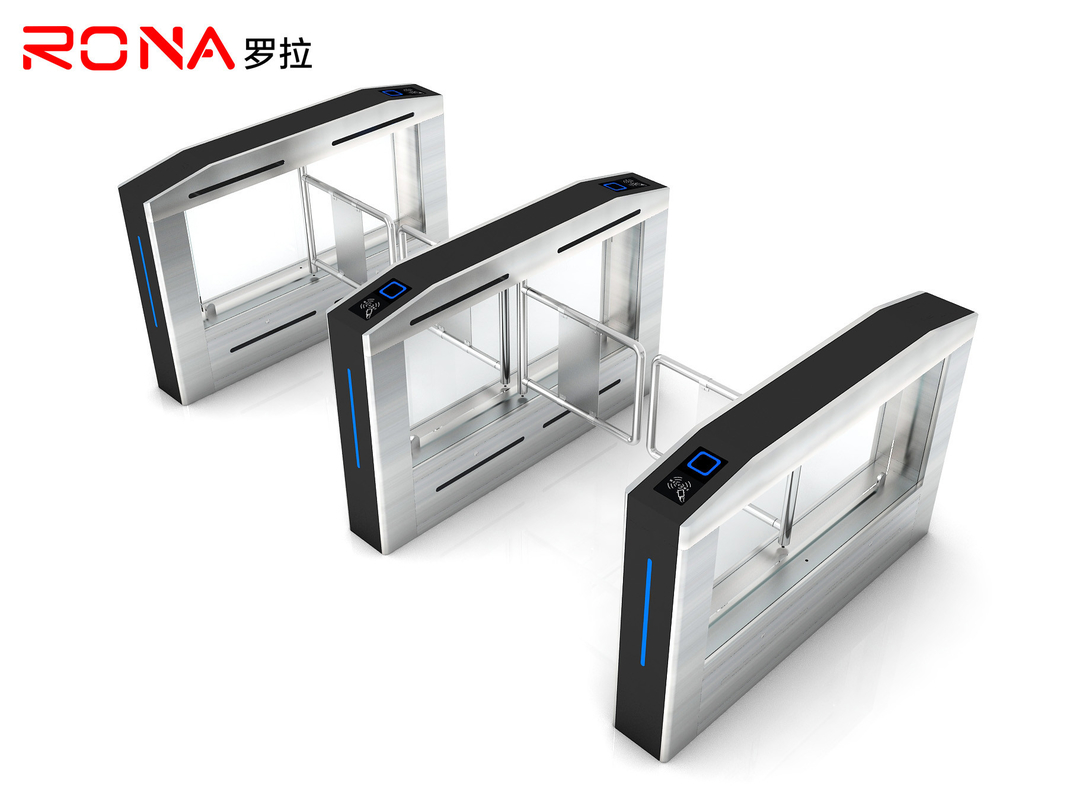OEM Logo Customized Lobby Swing Gate Turnstile With Card Reader Control