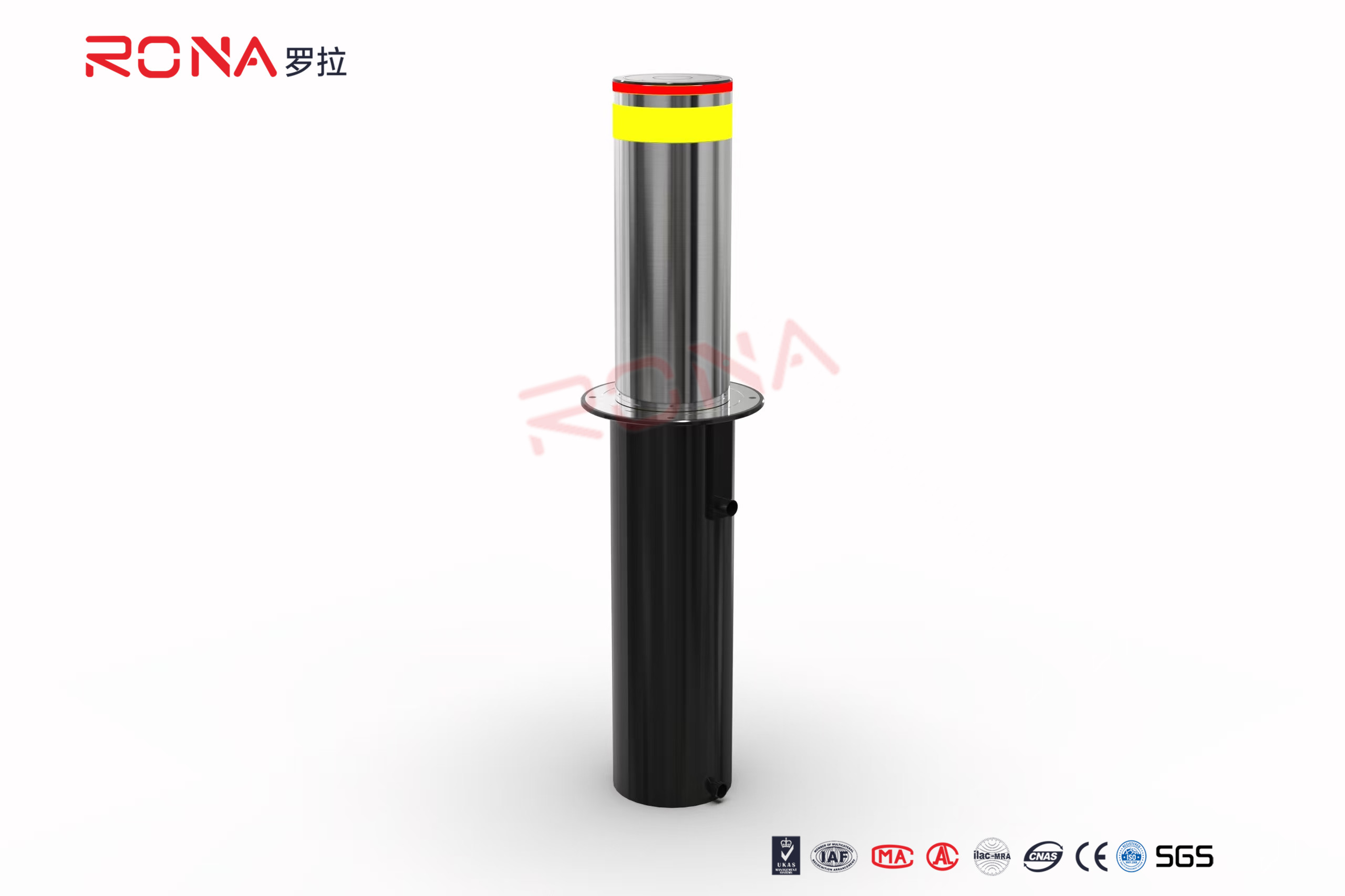 Automatic Car Posts Fully Automatic Lifting Retractable Traffic Bollard 304 Stainless Steel ...