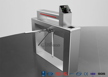 Entry Systems Access Control Turnstiles with Led Display , Road Barcode Electric Turnstile