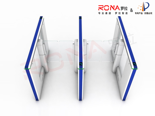 10 Pairs Infrared Sensors 304 Stailess Steel Speed Gate Turnstile For Library