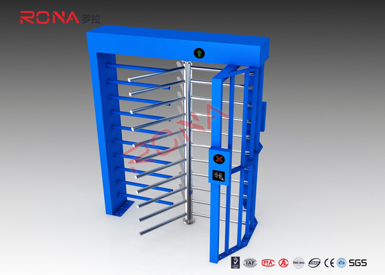 RFID Card Reader Full Height Turnstile Fingerprint Stainless Steel Security Turnstile Gate