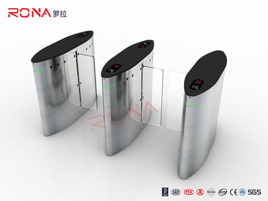 CE Approved Sliding Barrier Gate Turnstile Intelligent Electric Entrance 30 Persons / Min