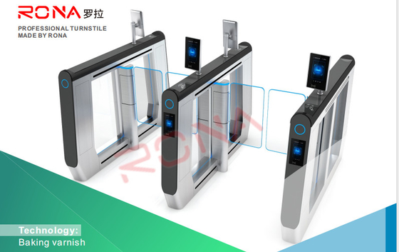 Rfid Card Reader Fingerprint Speed Gate Turnstile Stainless Steel For Office Building