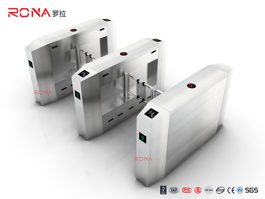 Intelligent Automatic Swing Barrier Gate With Stainless Steel Swing Arm