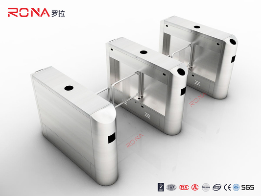 Entry Control Swing Turnstile Barrier Gate Stainless Steel For Station And Wharf