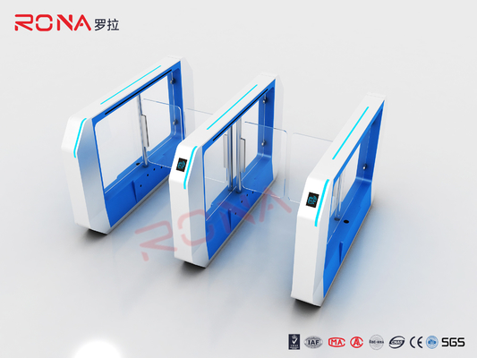 RFID Entrance Palm Print Swing Gate Turnstile Automatic With Various Clolors