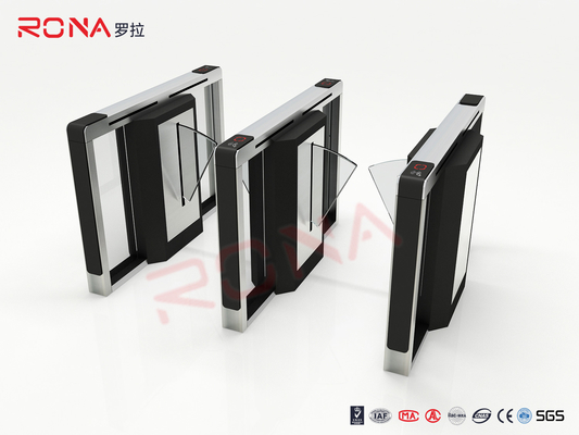 RFID Automatic Flap Barrier Gate  304 Stainess Steel Security Access Control Turnstile
