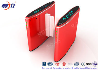 Stainless Steel Half Height Turnstiles , Sliding Gate Turnstiles With Servo Motor