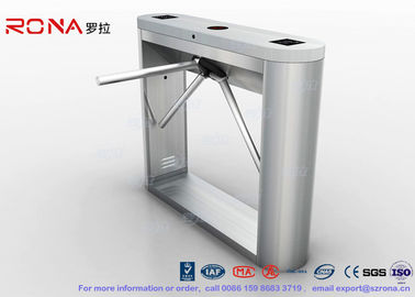 Fingerprint / Face Reader Pedestrian Turnstile Gate Solution 304 Stainless Steel