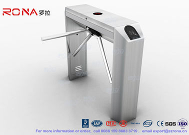 Tripod Fastlane Turnstile Attendance Waist Height Access Control With 304# SUS