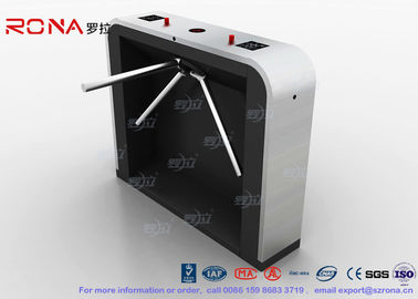 Semi - Automatic Tripod Turnstile Gate , Pedestrian Access Waist High Turnstiles