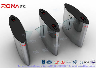 Flap Barrier Gate Waist Height Access Control Turnstile Barcode Flap Barrier for Museum