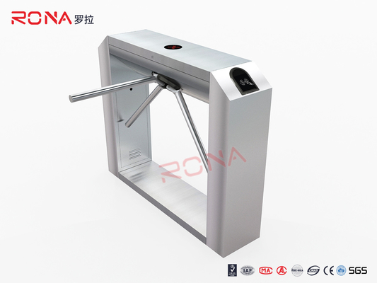 Secure Entrance Control Tripod Turnstile Mechanism 550mm Passage Width One Year Warranty