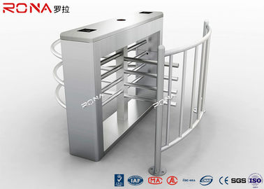 Durable Half Height Turnstiles 30 Person / Min Transit Speed Access Control System