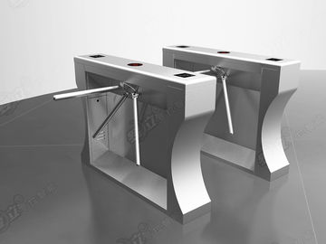 RFID Tripod Turnstile Gate QR Code Turnstile Fingerprint Door Access For Fitness Gyms