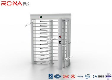 Access Control Full Height Turnstile Durable With RFID Card / Fingerprint Reader