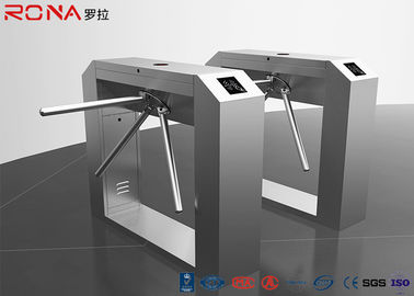 Bridge Type Pedestrian Security Gates RFID Flap Barrier Turnstile Fingerprint Reader