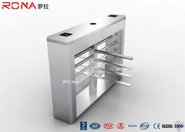 Electrical Half Height Turnstiles Gate Access Control Entrance For Prison