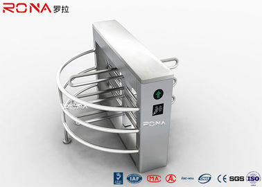 DC 24V Brush Motor Half Height Turnstiles Car Reader / RIFD Access Control