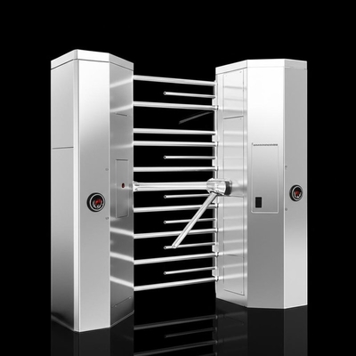 Secure Access Control Full Height Turnstile Gate with 550mm Passage Width and 10 Million Times MTBF