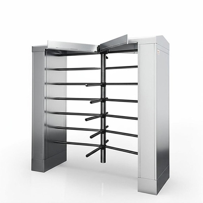 304 Stainless Steel Full Height Turnstile Gate for Security and Controlled Entry