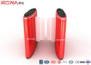 Alarm Flap Sliding Barrier Gate Security Passage Turnstile With IR Sensor