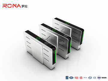 Acrylic Flap Barrier Gate IC Card Fingerprint Pedestrian Office Security System