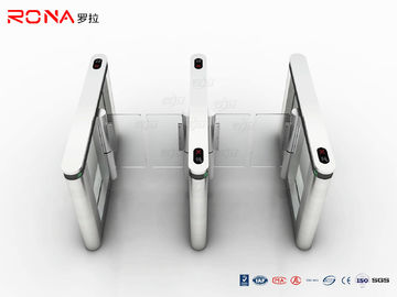 Pedestrian Access Security Gates ,Office building Speed Gate Turnstiles With Servo Motor Card Reader