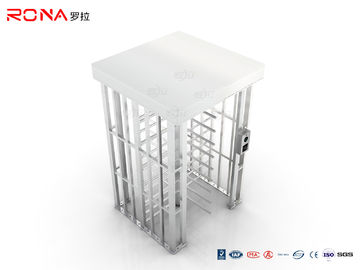 Pedestrian Full Height Turnstile High Revolving Door Running Stably Without Noise