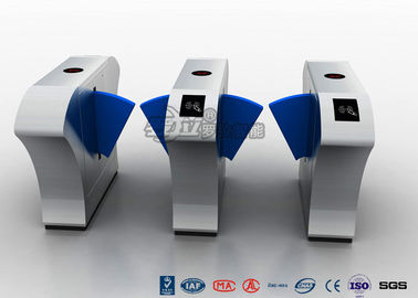 Intelligent Retractable Flap Barrier Gate Controlled Access Turnstiles 550mm Width