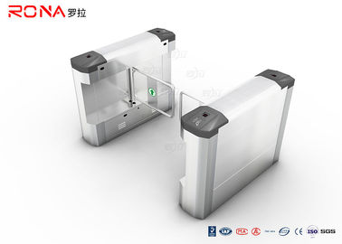 Access Control Swing Gate Turnstile 304 Stainless Steel With DC Brush Motor
